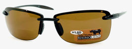 Flying Fisherman CALI READERS +1.50 Black Amber