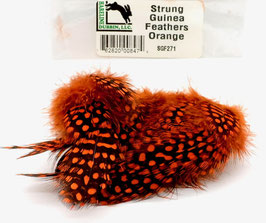 Hareline STRUNG GUINEA FEATHERS Orange SGF271