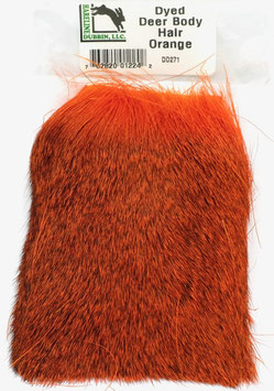 Hareline DYED DEER HAIR Orange DD271