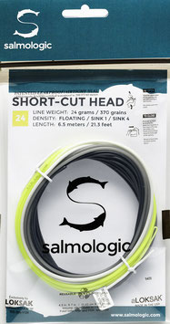 Salmologic SHORT CUT HEAD 24g./ 370grains FLOATING/ SINK1/ SINK4