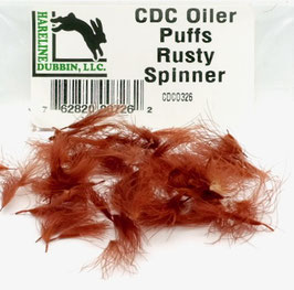 Hareline CDC OILER PUFFS Rusty Spinner CDCO326