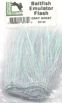 Hareline BAITFISH EMULATOR FLASH Gray Ghost BEF167