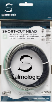 Salmologic SHORT CUT HEAD 26g./ 401grains FLOATING/ INTERMEDIATE/ SINK4