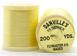 Danville's FLYMASTER 70 Denier Waxed Light Cream TFS002