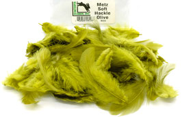 Hareline METZ SOFT HACKLE Olive MH263