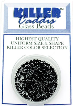 Wapsi KILLER CADDIS GLASS BEADS Black Small 2,2mm