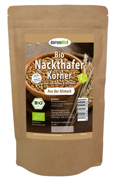 Nackthafer vom Biohof  Lindenberg / Altmark