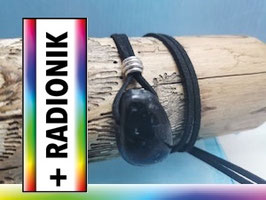 Schwarzer Turmalin Schörl Schutzstein + Radionik-Fernbehandlung - Steinharmonisierung