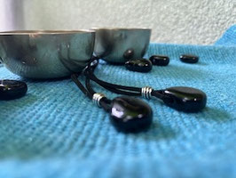 Doppelpack - Schwarzer Turmalin Schörl Schutzstein