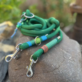 L08 - Leine "Metallic Kelly green"