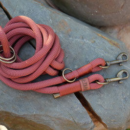 L012 - Leine "Bronze Braun"