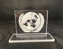 Baret embleem United Nations