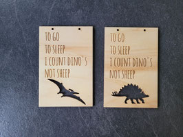 Houten Dino banners