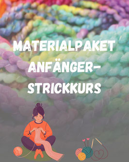 Material- Paket (Anfänger- Strickkurs für Erwachsene)