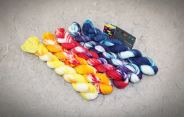 Sockenwolle Fine Merino Socks 4fach Lanartus, Set 5x 20g
