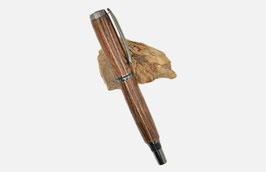 Tintenroller "Rom" aus Bocote-Holz in der Metalloptik Gun Metal