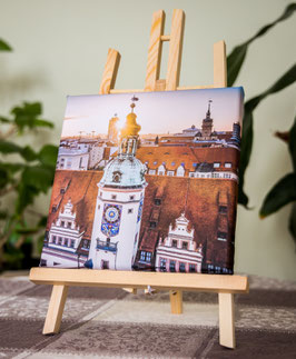 Mini-Leinwand Altes Rathaus Leipzig