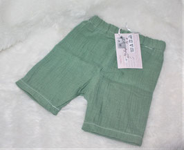 ♥ kurze Musselin Hose Wunschgröße salbei ♥