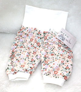 ♥ kurze Jersey Sommer Pumphose Wunschgröße bunte Blumen ♥