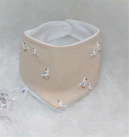 ♥ Herbst / Winter Halstuch Möwen creme weiß / Baumwollfleece  ♥