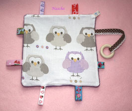 ♥ Knistertuch Eule N0043 ♥