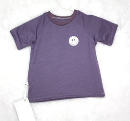 ♥ T-Shirt lila mit Smiley Wunschgröße ♥