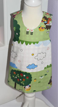 ♥ Schürzenkleid Kokka / Karo rot Gr. 74 ♥