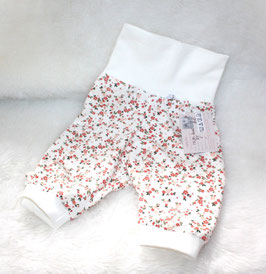 ♥ kurze Jersey Sommer Pumphose zarte Streublümchen Gr. 74/80 ♥