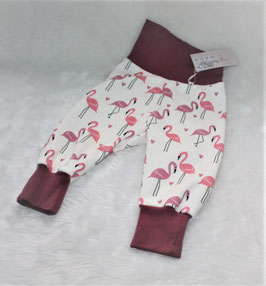 ♥ Babyhose Alpenfleece Flamingos Bund altrosa verschiedene Größen ♥