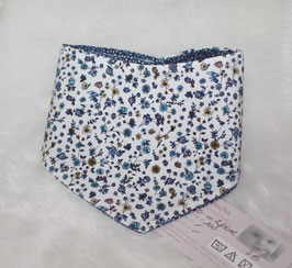 ♥ Frühjahr / Sommer Halstuch Blümchen blau / Muster blau ♥