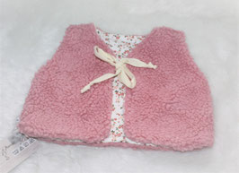 ♥ Teddyweste bunte allover Blumen Wunschgröße ♥