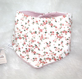 ♥ Frühjahr / Sommer Halstuch Streublümchen / Musselin rosa ♥