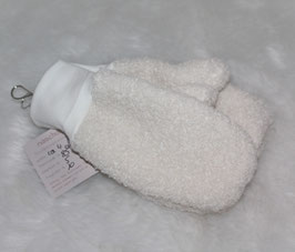 ♥ Daumenhandschuhe Teddy creme Plüsch Wunschgröße ♥