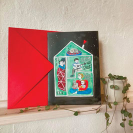 Zuhause-Klappkarte SIESTA