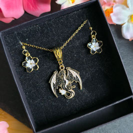 Set Drachen schwarz