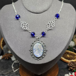 blaue Ornament Kette