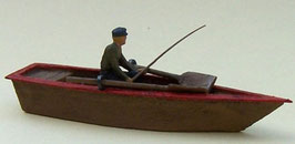 Pêcheur à la ligne dans sa barque (R72509)
