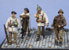 Soldats français de l'expédition Narvik (x4) (R72419)