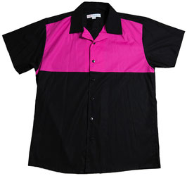 Shirt Keith black/pink