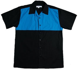 Shirt Keith black/blue
