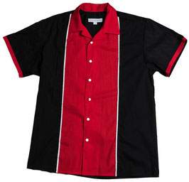 50s Retro Shirt Johnny black/red