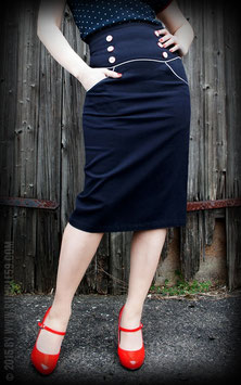 High Waisted Pencil Skirt Ahoi Sailor!