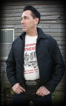 Workerjacke Blanko - schwarz