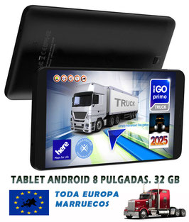 TABLET ANDROID 8" CAMION TRUCK 2025