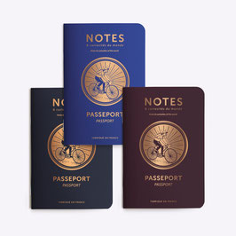 Trois petits carnets PASSEPORT CYCLE