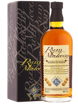 Malecon 15 yo  Panama 0,7 Liter  40% Alk.