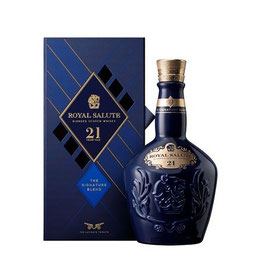 ROYAL SALUTE 21 YO  1,0 LITER MED GAVEÆSKE