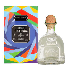 Patron Silver Limited Edition Metal Tin + GP 0.7L (40% Vol.)