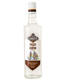 Ouzo Loukatos Coffee 38% 0,7L