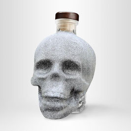 SILVER CRYSTAL HEAD MED GAVEÆSKE